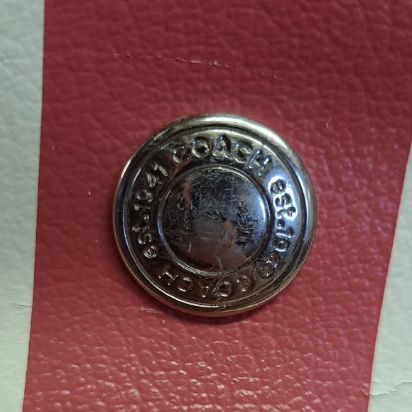 Coach Pink and Cream Tote Bag - Picture 3 of 12